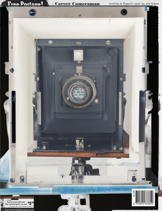 Back cover of Foam Magazine #68