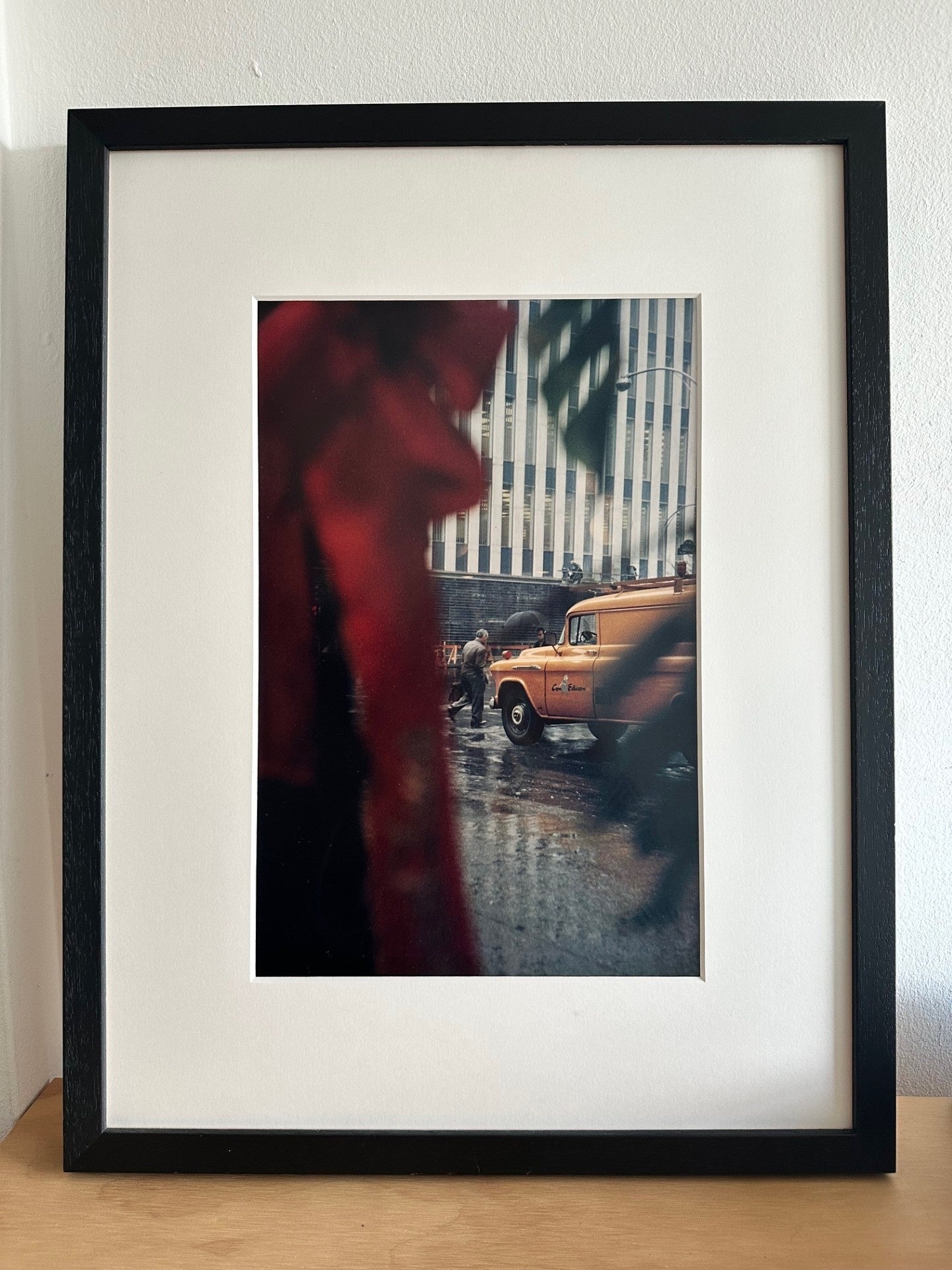 Framed photo of Saul Leiter's work Untitled, Undated
