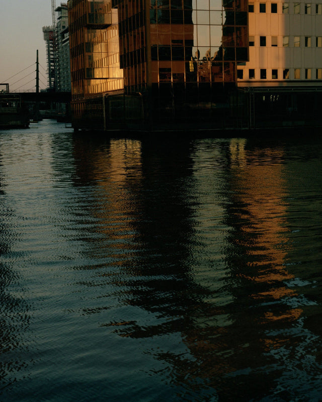 London glass building at waterside