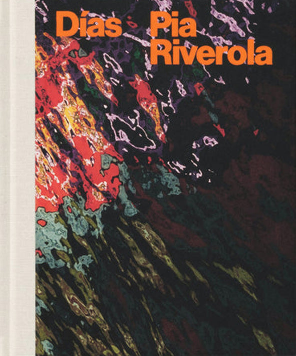 blurry coloured bookcover with white sidebar