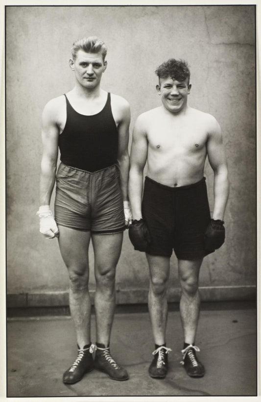 Classic print of two boxers by August Sander