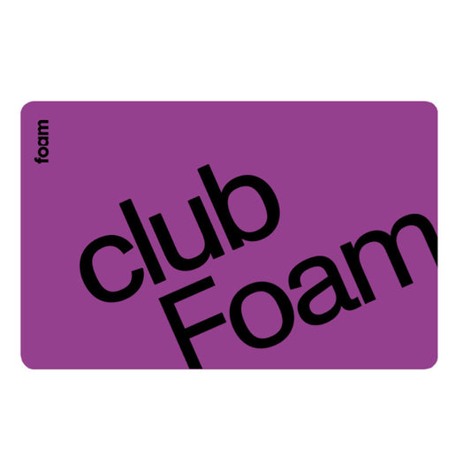 Foam Club purple membership card