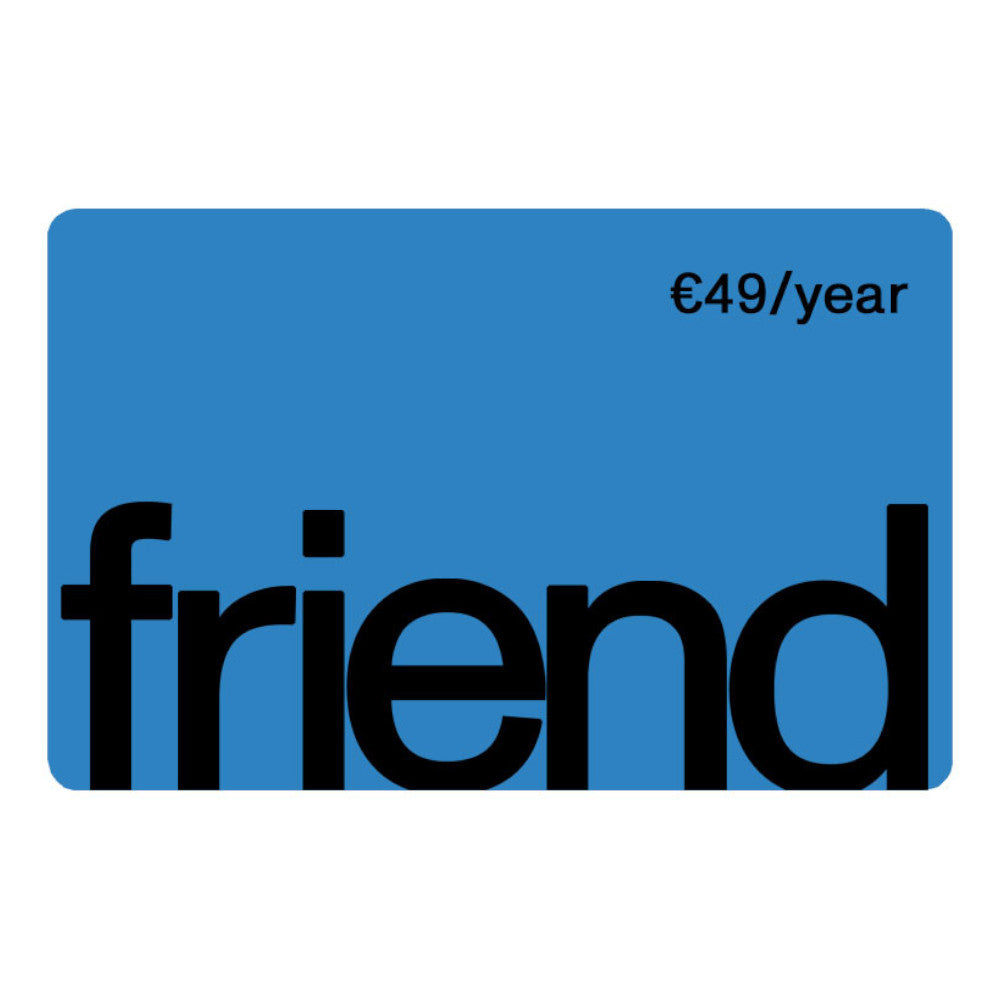 Foam Friend blue membership card