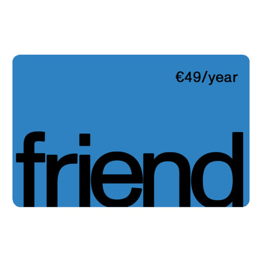 Foam Friend blue membership card