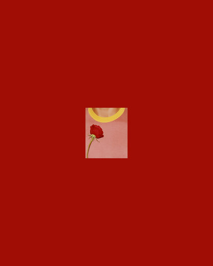 photo Sander Coers in red passepartout
