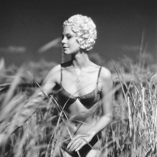 Paul Huf print of Bonny Huf in bikini