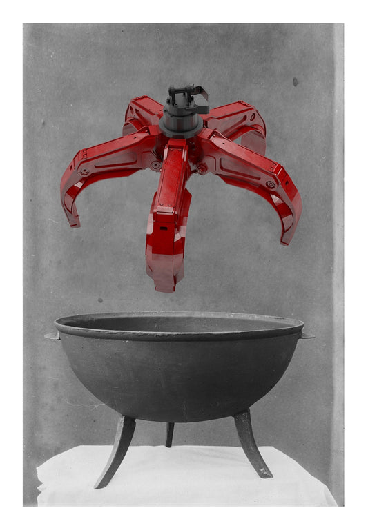 iron cast with red iron claw